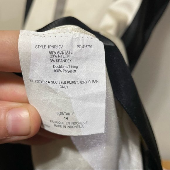 JAX Color Block Cap Sleeve Body Con Wiggle Dress size 14 - Picture 8 of 8